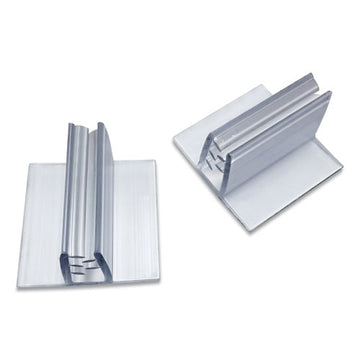 The Pencil Grip™ Personal Space Desk Divider Feet, 1 X 1 X 0.63, Clear, 48-pack freeshipping - TVN Wholesale